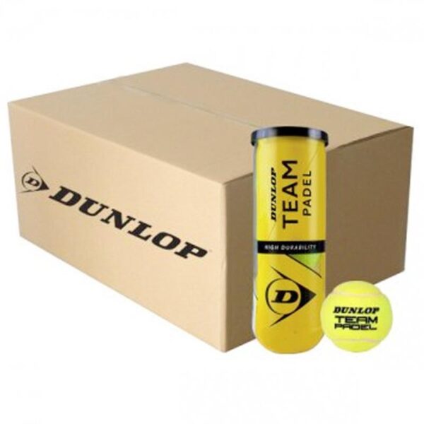 Dunlop Team Padel - 3 tin (doos 24 stuks)